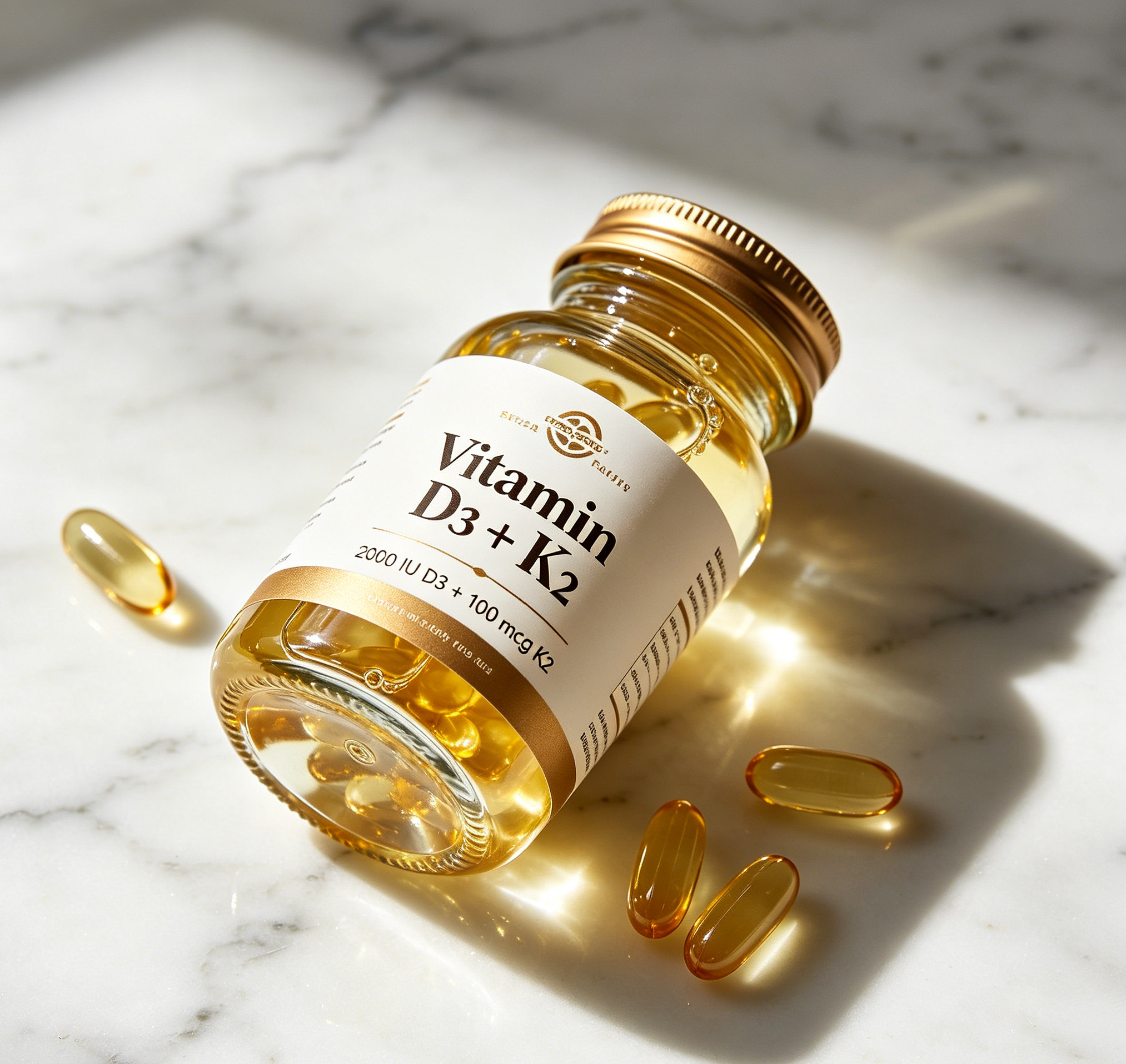 Vitamin D3 and K2